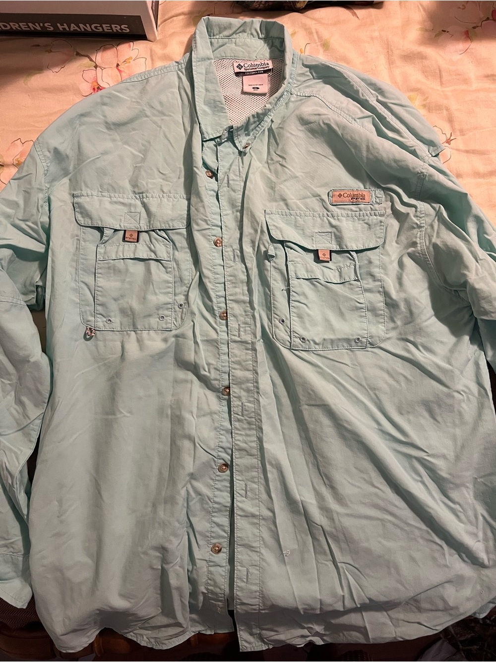 Columbia PFG Men’s Fishing Shirts XL Long Sleeve Vented Button Down